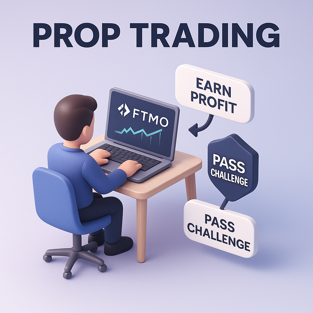 FTMO prop trading challenge preparation with vChallenge.cloud – practice before you pay.