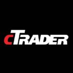 cTrader logo on a black background – ECN forex & CFD trading platform